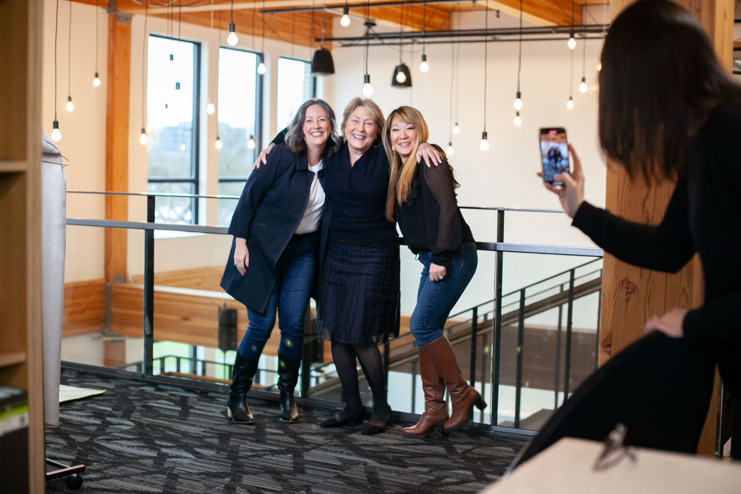 Alissa Brandt, Karen, and Leah Wheary Brown