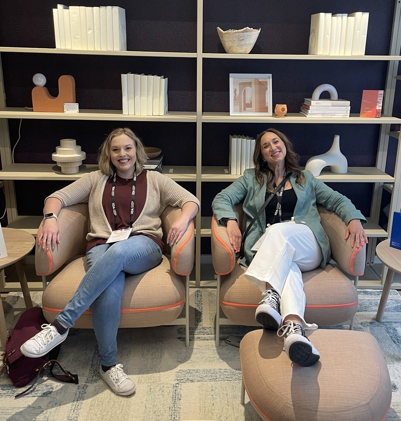 Clare and Jenna at NeoCon