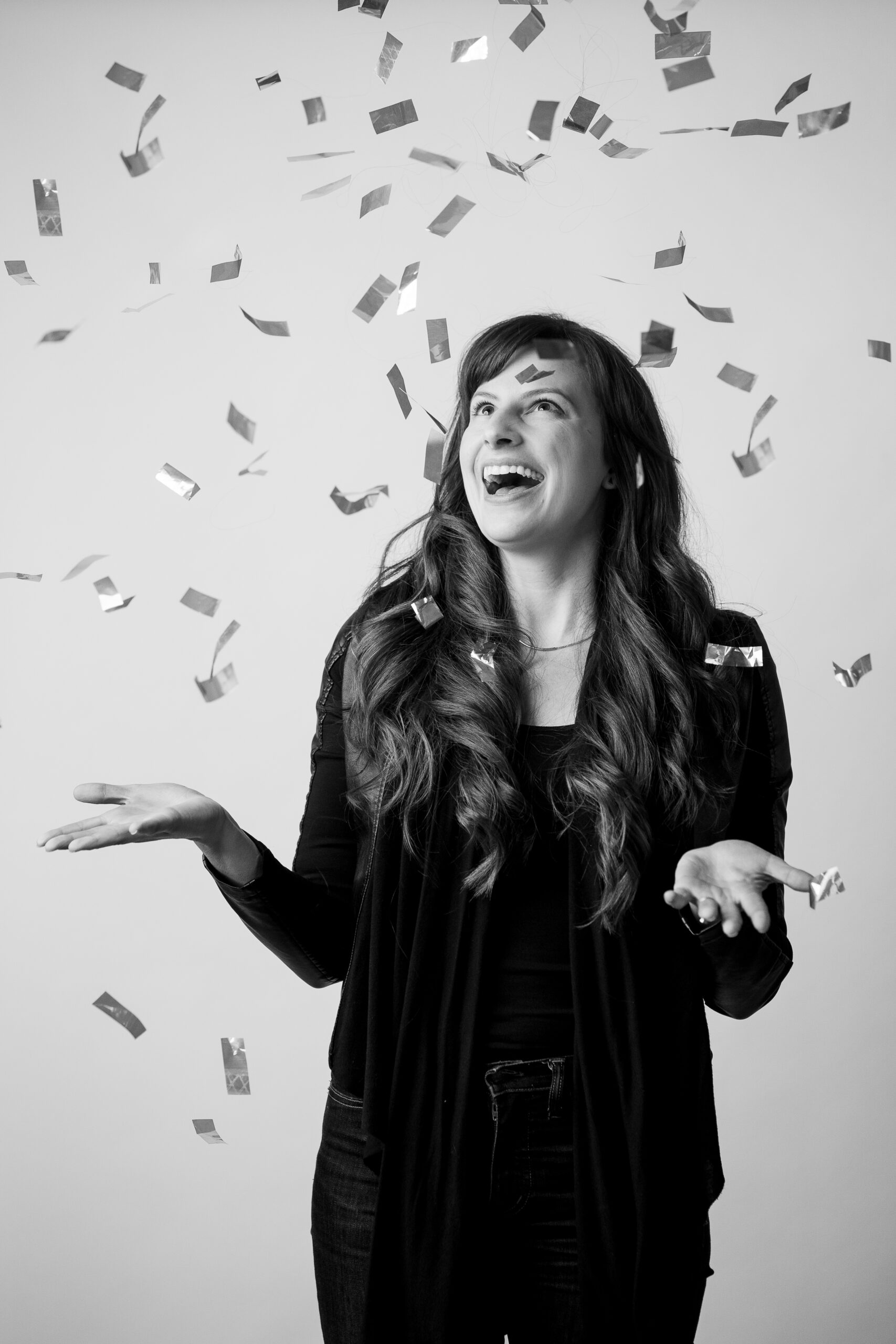 Allie Leaf with Confetti