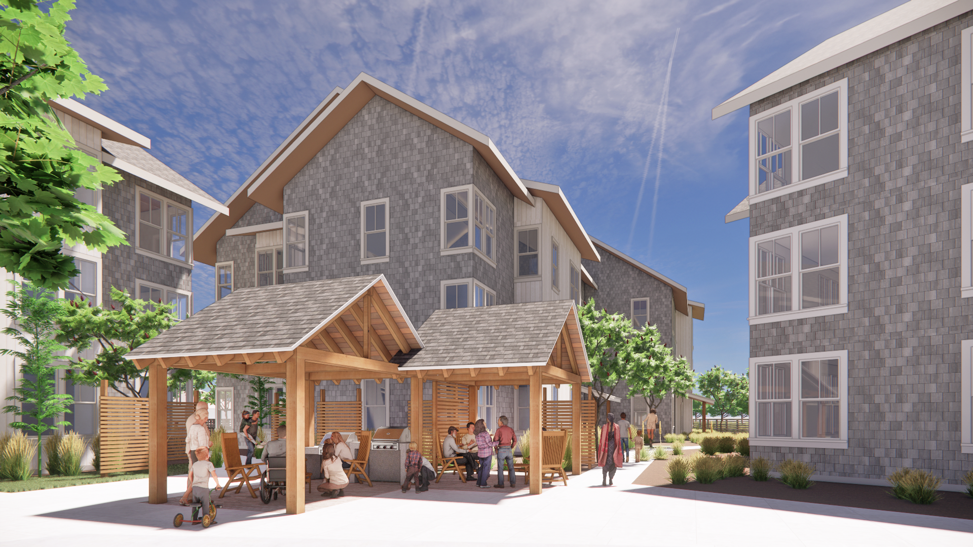 Pacifica in Seaside Rendering